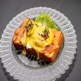 Eggs Norwegian With Free Coffee/Tea  Until 11:30