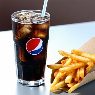 Zestaw Pepsi z frytkami