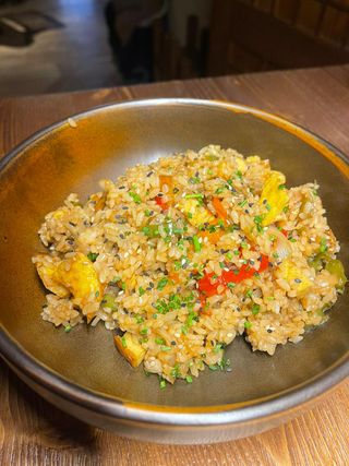Yakimeshi de verduras