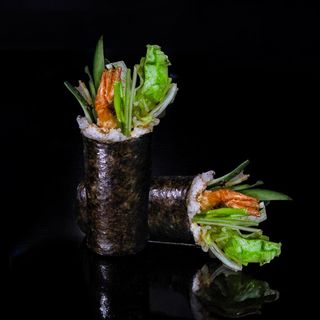  HAND ROLL з креветками в темпурі