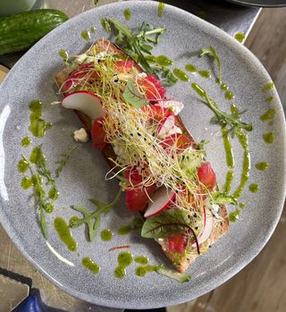 Pajda z musem z pieczonej dyni