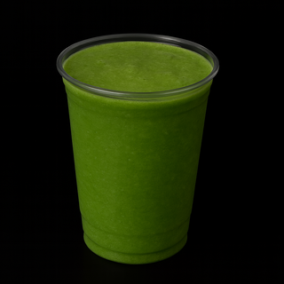 Smoothie de espinacas, col, pepino y piña