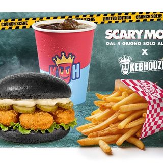 Scary Chicken Burger Menu