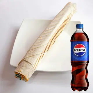 Tortilla duża + Pepsi 0,5l