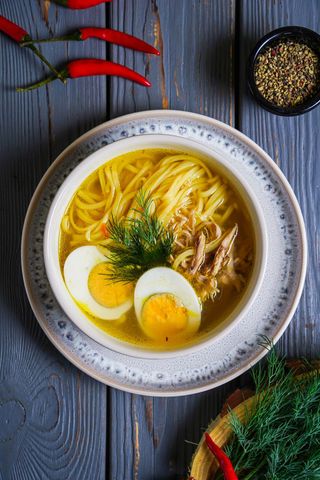 Суп-лапша с курицей