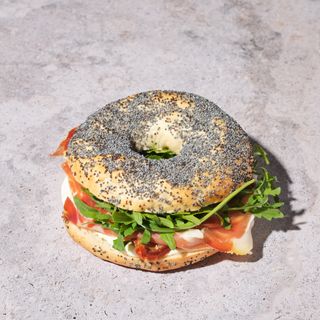 Bagel de jamon