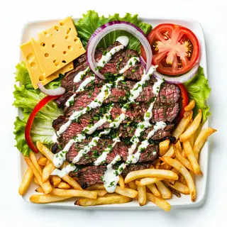 Plato Combinado De Ternera Grande