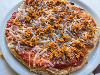 Pinsa veggie pepperoni