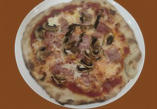 Pizza Prosciutto E Funghi (33 Cm.)