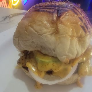 Larger Double Beef Burger