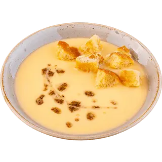 Пушена картофена супа с трюфел и домашни крутони (350г)
