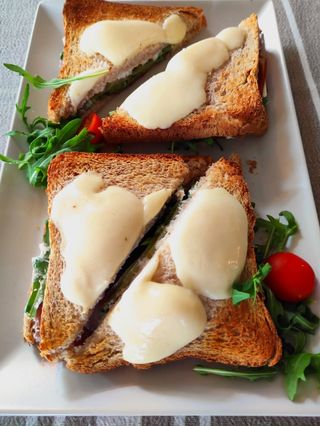 Tost sendvič sa šunkom i mozzarellom