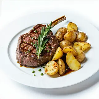 Medio Ternera Y Papas