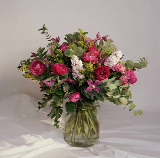 Ramo De Flores Silvestres En Tonos Rosas (Grande)