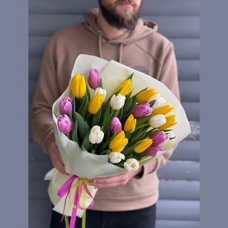 25 тюльпанів мікс