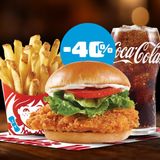 ცხარე ქათმის ბურგერი