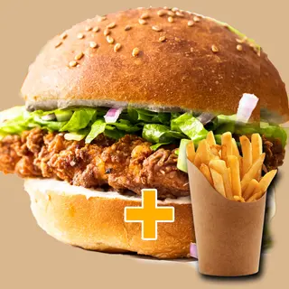 Bureger Chiken crispy