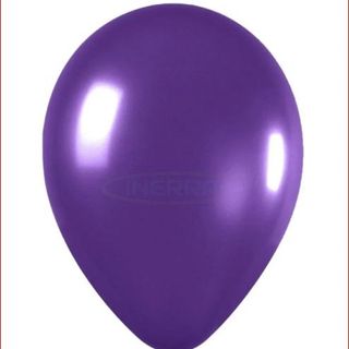 იასამნისფერი ლატექსის ბუშტი ჰელიუმით