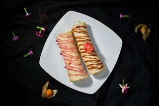 Clătite cu înghețată și nutella