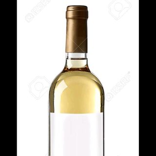 Vino blanco frizzante botella 