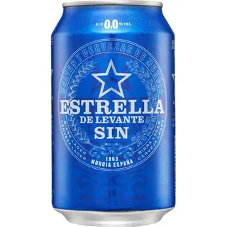 Cerveza Estrella Levante SIN ALCOHOL