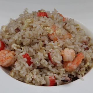 153. Riso con gamberi