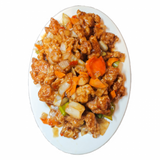 143. Свинско със зеленчуци и къри (700г)