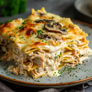 Lasagnes Poulet & Champignons
