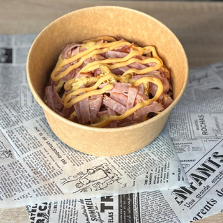 Cartofi cu sos cheddar&bacon