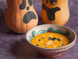 Суп гарбузовий з бринзою