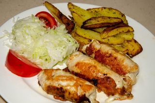 Pileći punjeni ražnjići