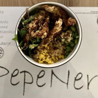 Poke tonkatsu di pollo