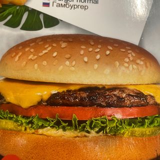 49. Hamburguesa Con Queso Y Patatas Fritas