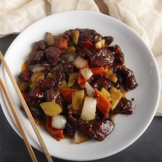 Ternera con Salsa de Ostras