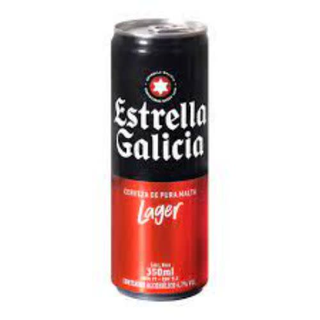Cerveza Estrella Galicia lata (33 cl.)