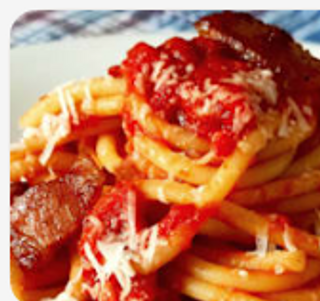 Bucatini all'amatriciana