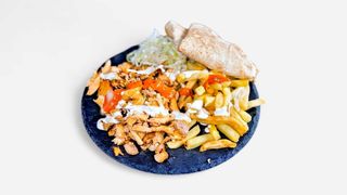 Shaorma falafel farfurie