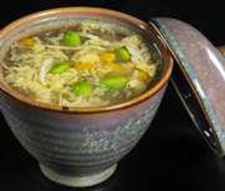 155 Zuppa con pollo e mais