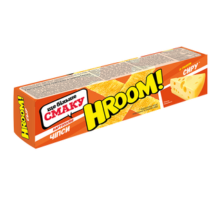 ТМ"HROOM"чіпси пластинки сир 50г