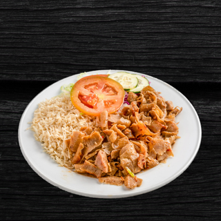 Ternera Con Arroz Y Ensalada