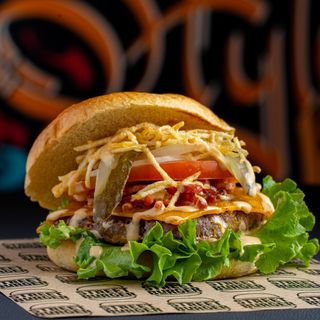 Street Burger Con Papas