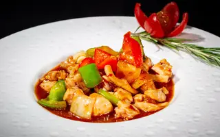 153 Pollo kung pao