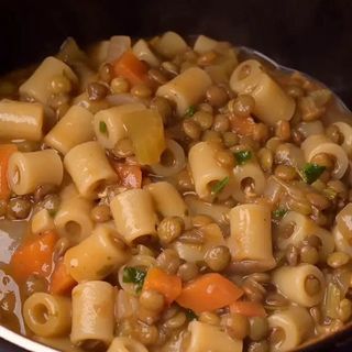 Pasta con le lenticchie