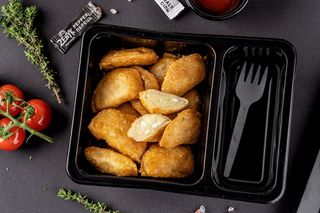 Смажені вареники з картоплею та сиром 180 г.