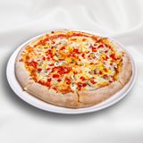 Pizza with Vegetables and Mushrooms