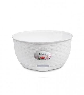 (211118) Saksija 30x14,5cm Natural 75450 bijela