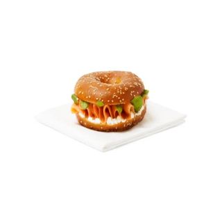 Bagel con salmone