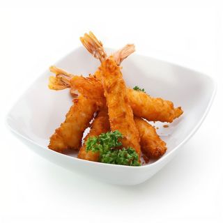 Gamba empanada crujiente (cono individual)