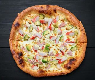 PIZZA  Paluszki krabowe & Avocado (32cm)