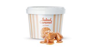 Ice Cream Tub 250ml Salted Caramel